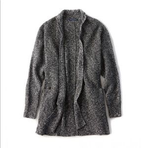 American Eagle Waffle Knit Boyfriend Cardigan
